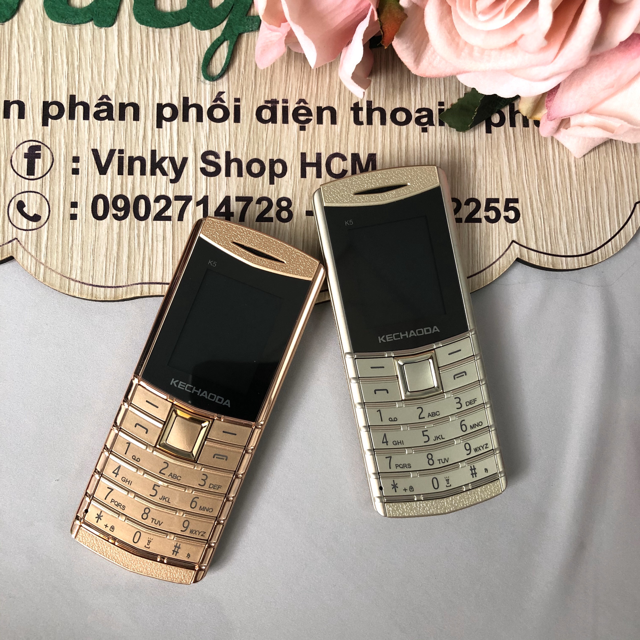 Điện Thoại Kechaoda K5 2 sim siêu mỏng - Bảo hành 12 tháng