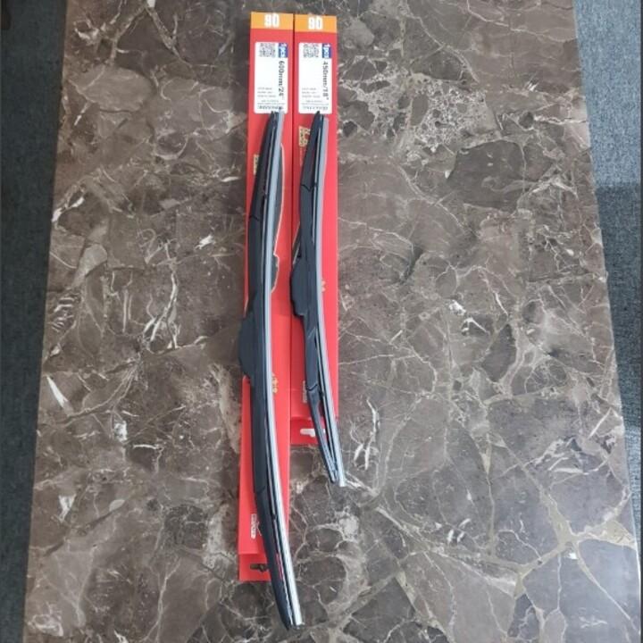 Bộ 2 thanh gạt nước mưa ô tô đa năng Nano cao cấp dành cho hãng xe Toyota: Camry-Altis-Yaris-Fortuner-Vios-Hilux-Innova-Land Cruiser-Avalon-Previa