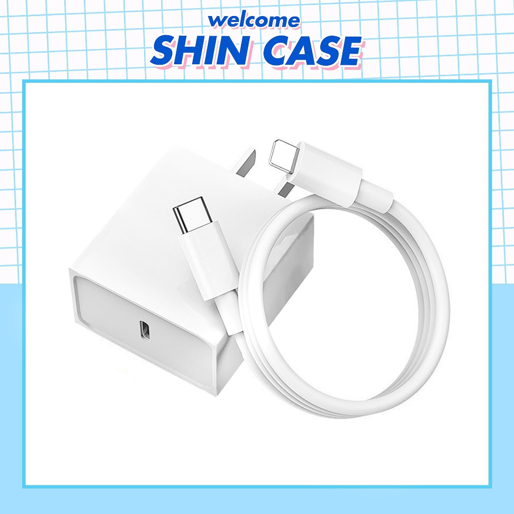 Bộ sạc nhanh ( Củ PD 20W + Cáp Type-C ) cho điện thoại - Shin Case