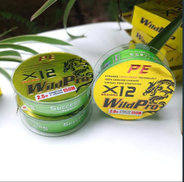 dù pe lure x12 wild pro 150m