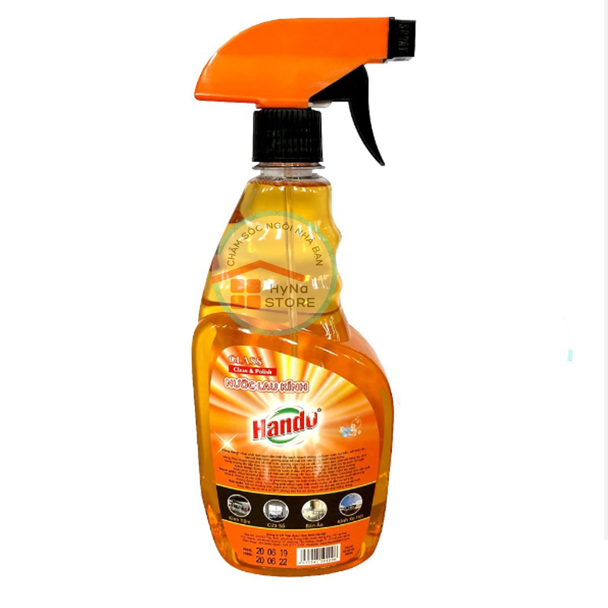 Nước lau kính siêu sạch Hando 600ml