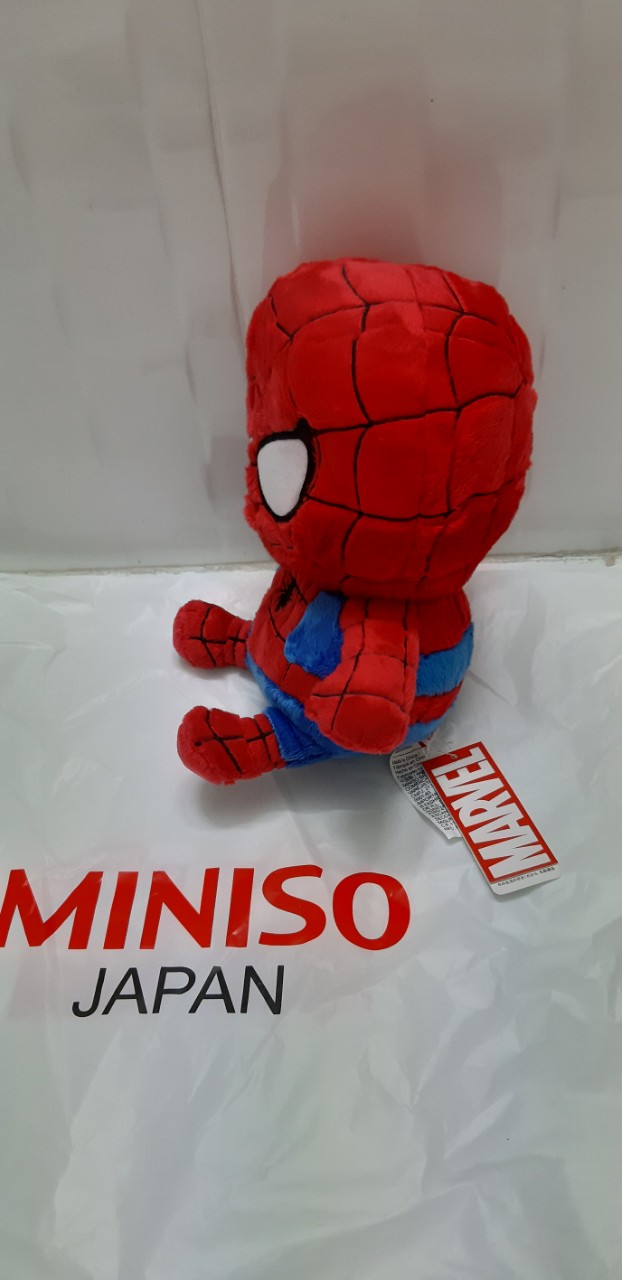 Gấu bông MARVEL Spiderman người nhện 25 cm lông xù mịn