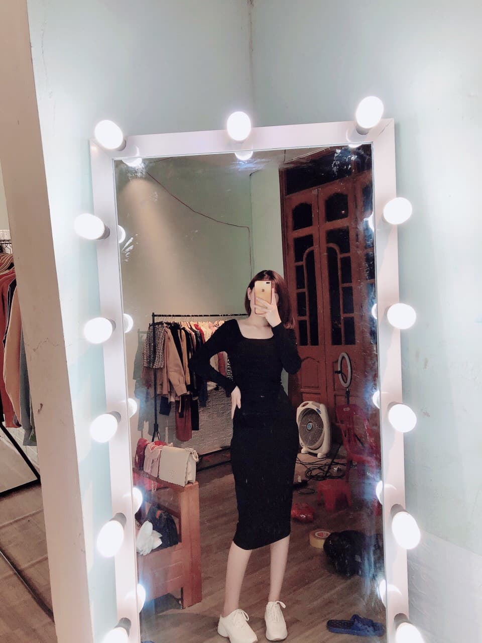 Gương đèn led 15 bóng 60x160cm