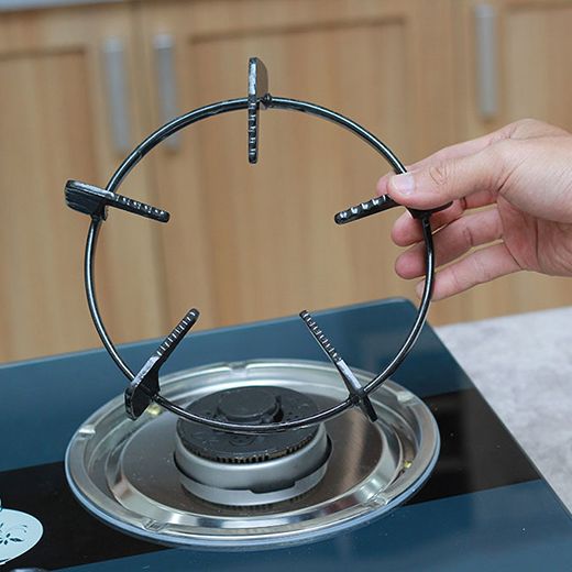High leg-2 pieces-solid thick cover gas stove hooks