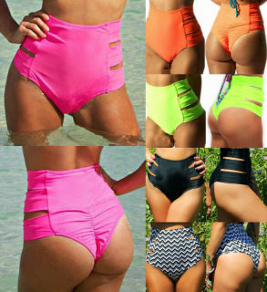 CW New Women y Bikini zilian Cheeky Bottom V Swimwear Swimsuit High Waist thumbnail