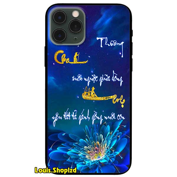 Ốp lưng in cho iphone mẫu thư pháp cha mẹ