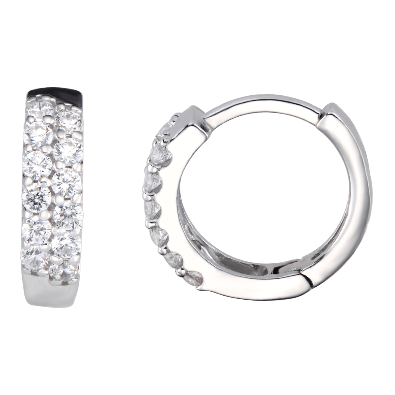 BÔNG TAI BẠC ĐÍNH ĐÁ PNJSILVER XM00K000163