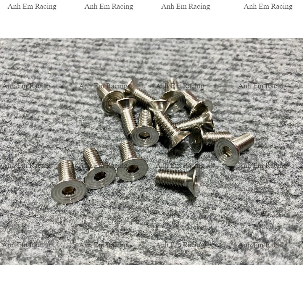 Ốc salaya inox304 6li âm gắn lòng đĩa sáng bóng cực đẹp