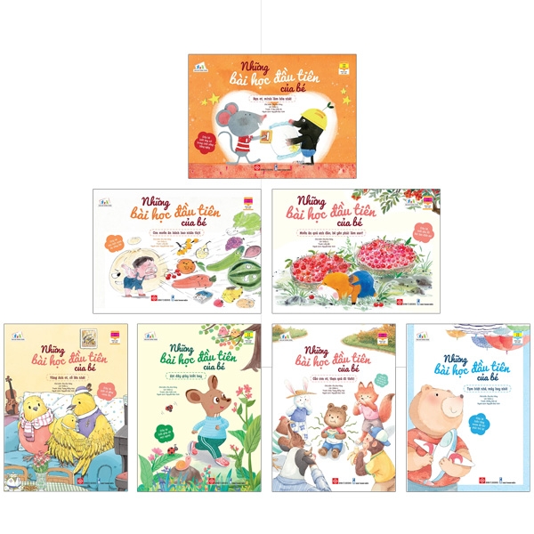 Fahasa - bộ sách những bài học đầu tiên của bé