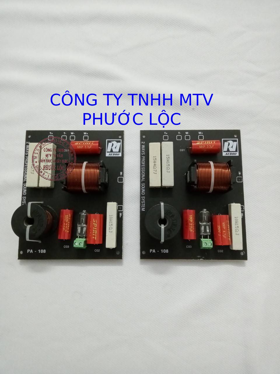 MẠCH PHÂN TẦN 2 WAYS (BASS+TRESS- PA108)–1 CẶP