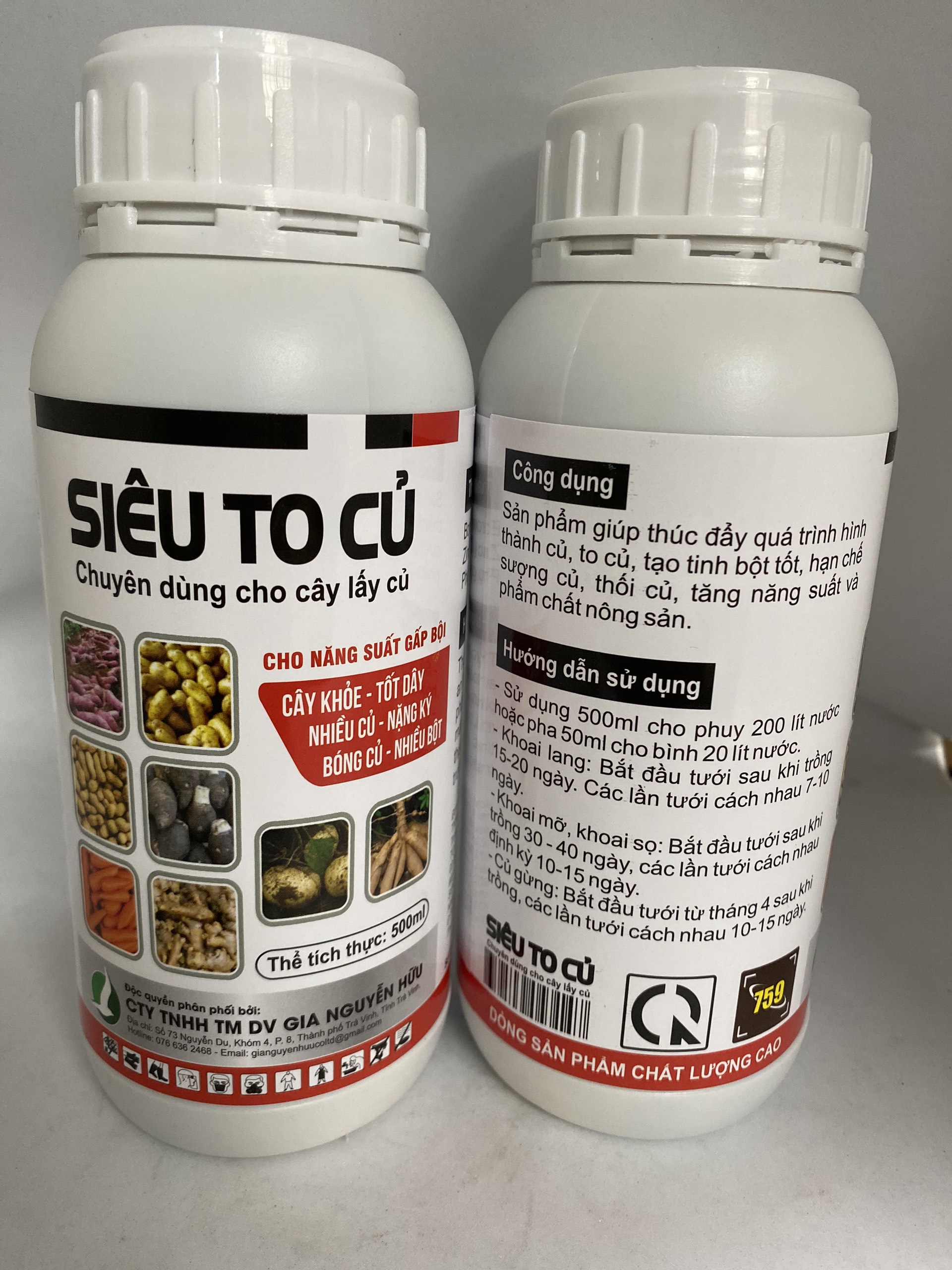 PHÂN BÓN SIÊU TO CỦ 500ML