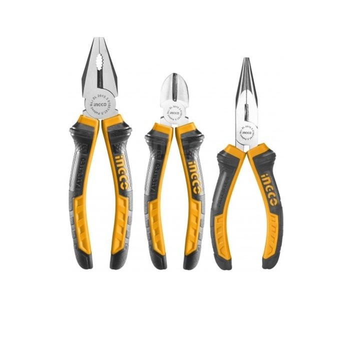 Bộ 3 kềm răng,cắt và nhọn Ingco HKPS08318