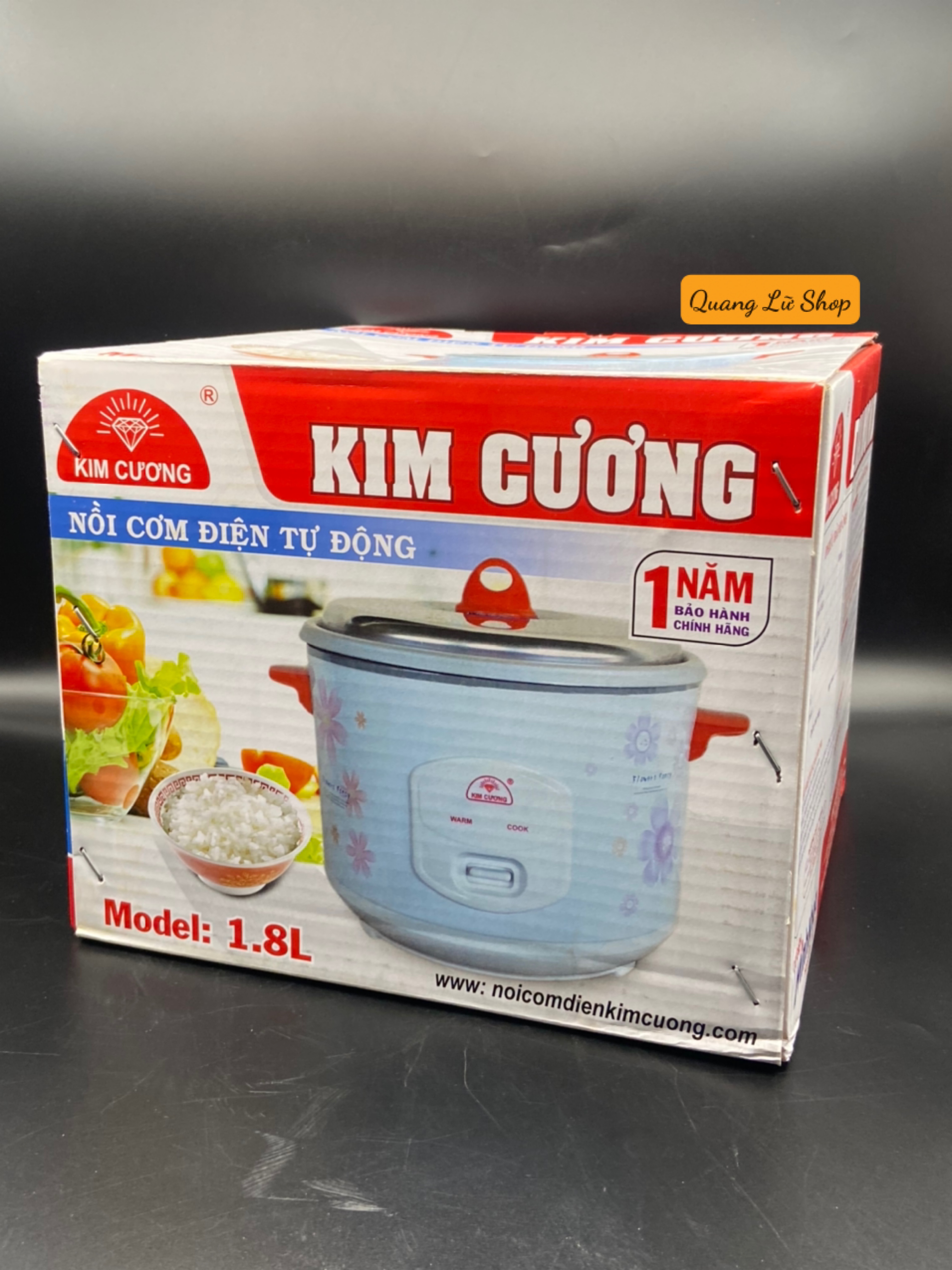 Nồi Cơm Điện KIM CƯƠNG 1.8 Lít 650W