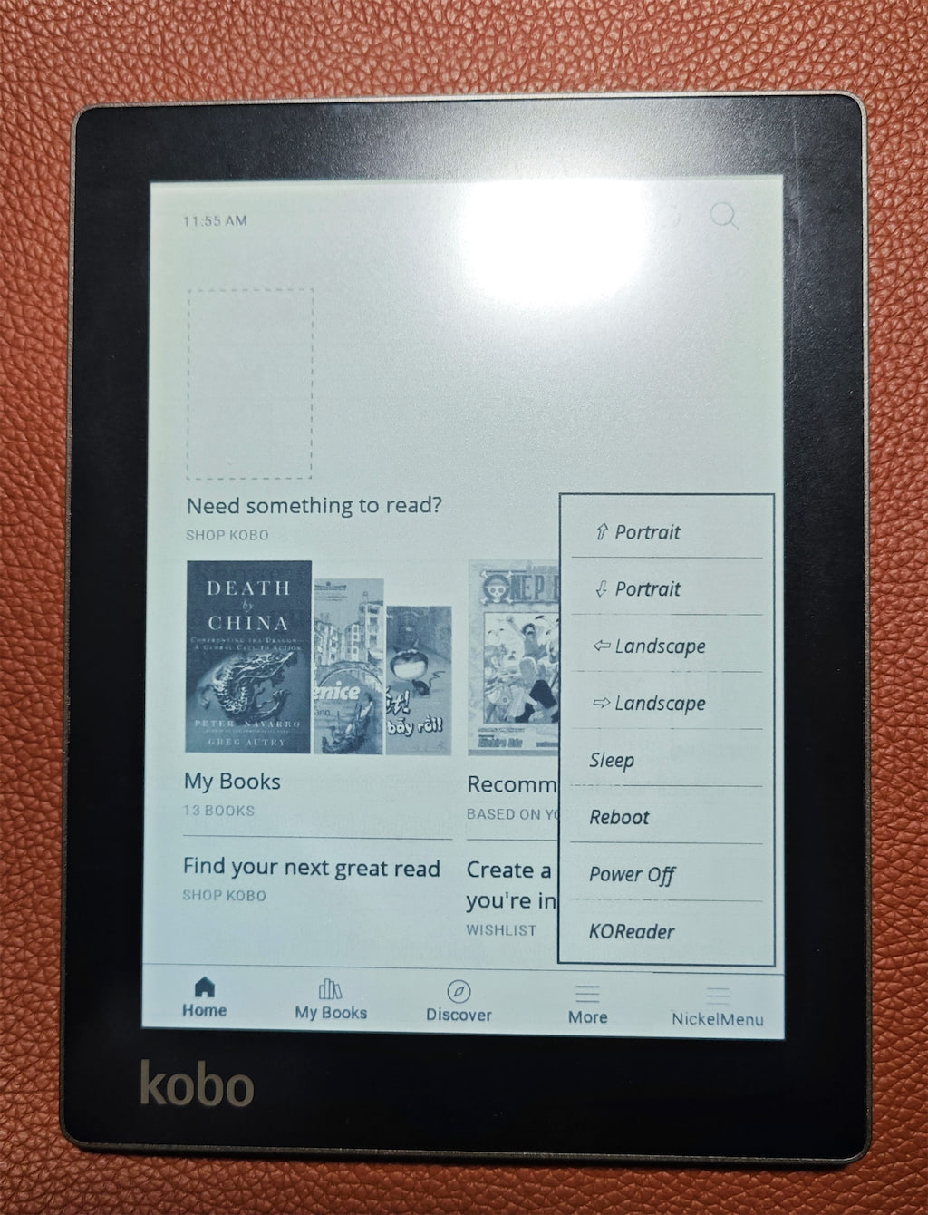 Máy Đọc Sách Kobo Aura 6 Inch Có Đèn Nền, Cài Sẵn Koreader, Patch Update