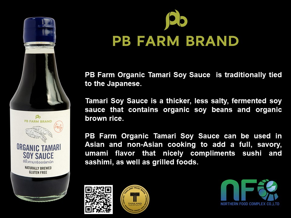 PB Farm Organic Tamari Soy Sauce 200 ml