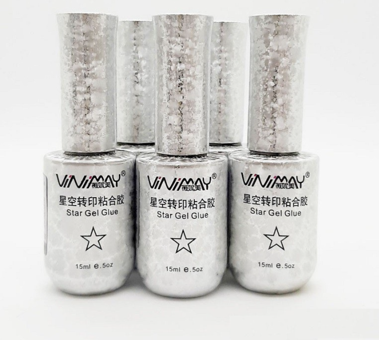 Keo foil vinimay, gel dán foil moon nail