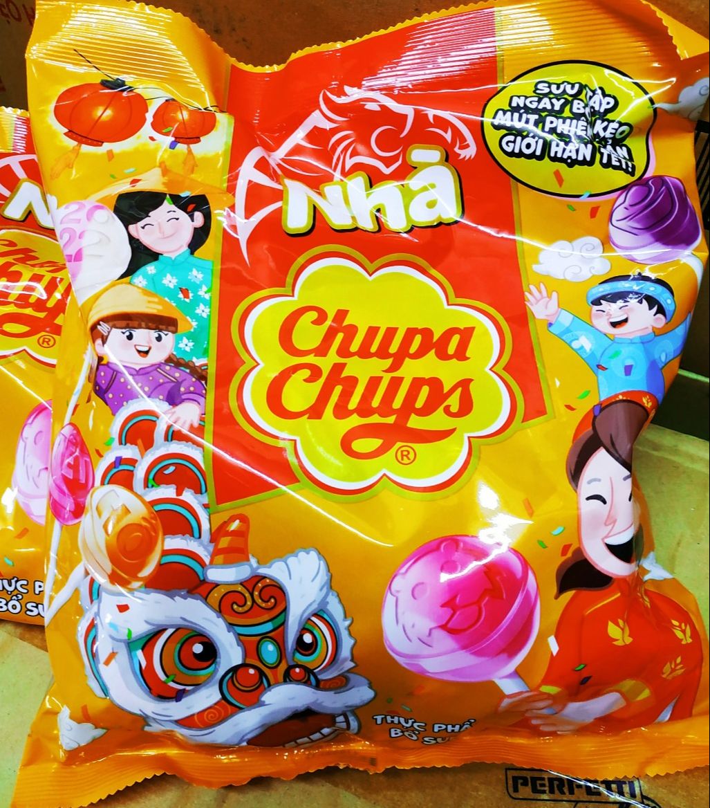 [HCM]Bịt kẹo mút 58 que Chupa Chups