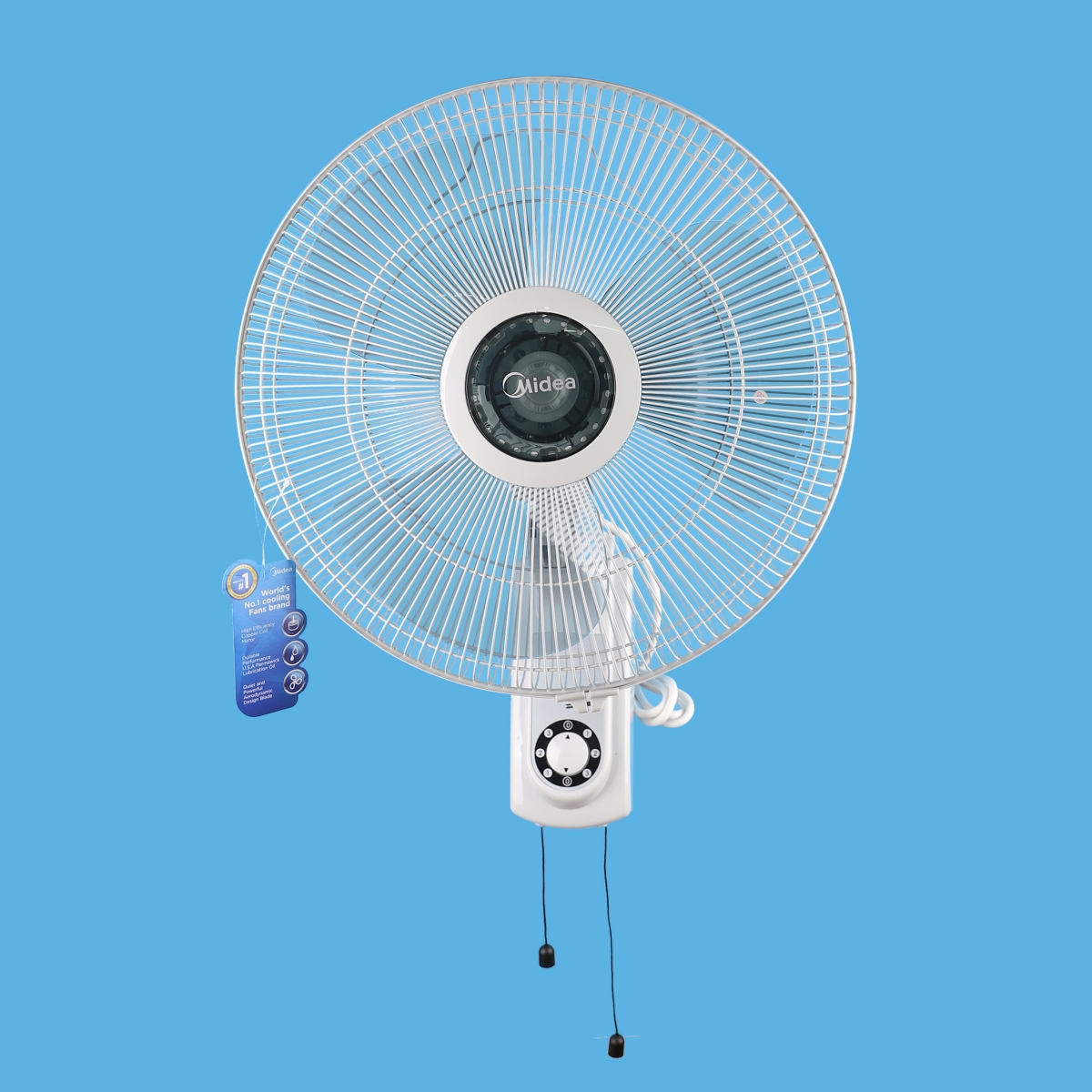Quạt Treo Tường Midea FW40-6H (Công Suất 55W, 3 Cánh, Chỉnh Gió 3 Tốc Độ)