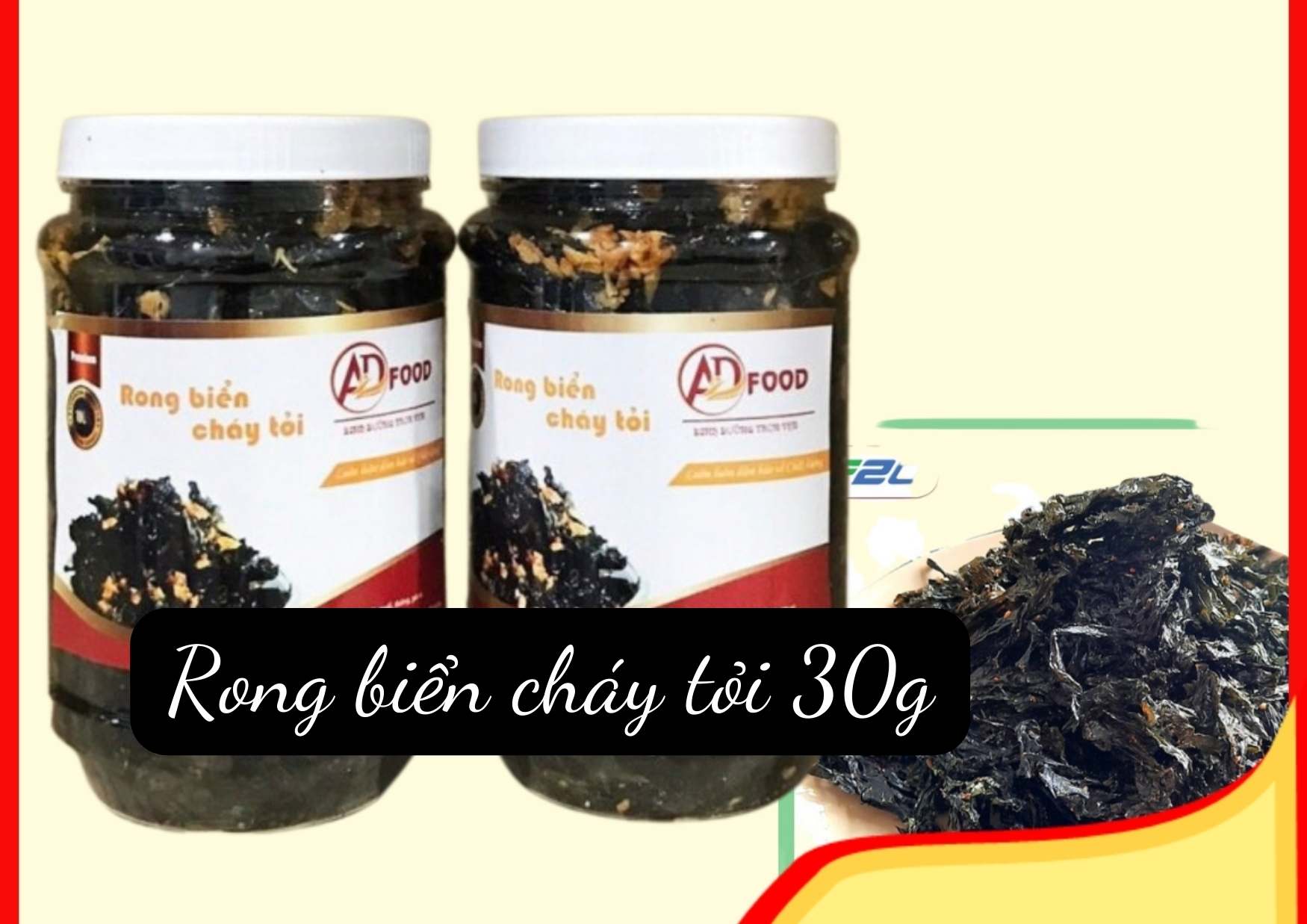 Hủ 30g Rong biển cháy tỏi
