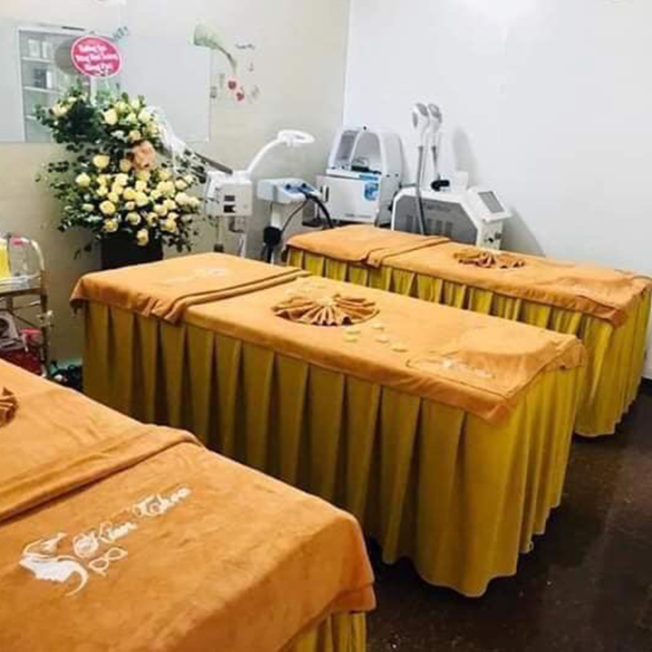 Combo Bộ khăn spa cao cấp đầy đủ - màu sắc đa dạng