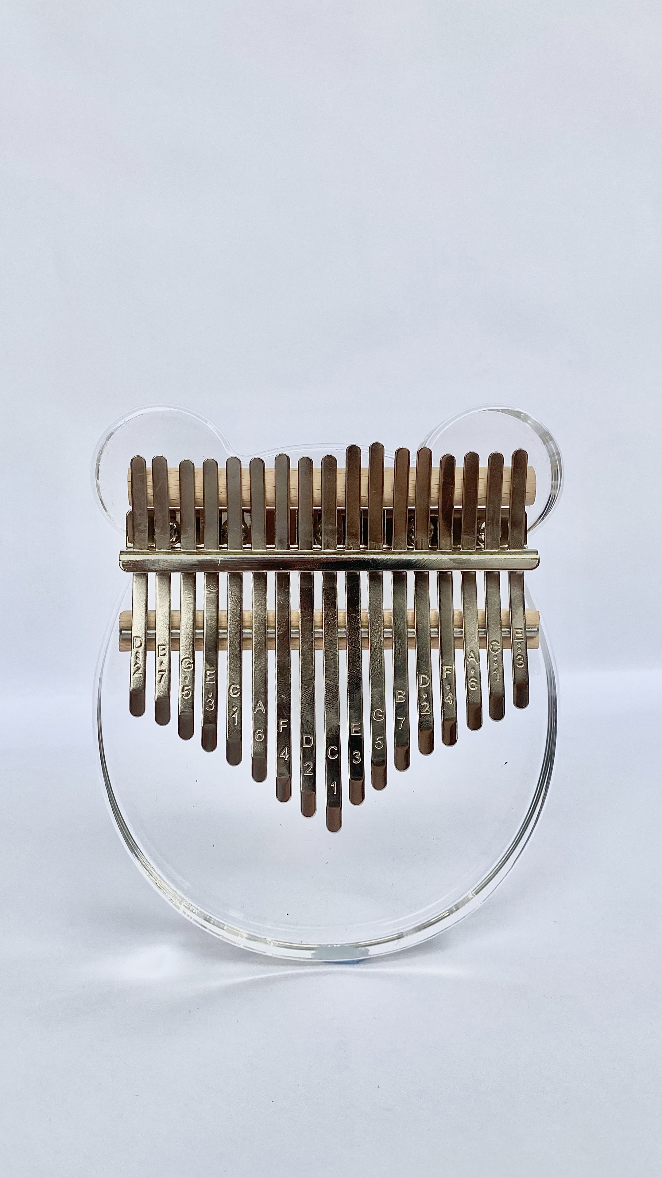 Kalimba Pha Lê 17 Phím Dáng Gấu WOIM