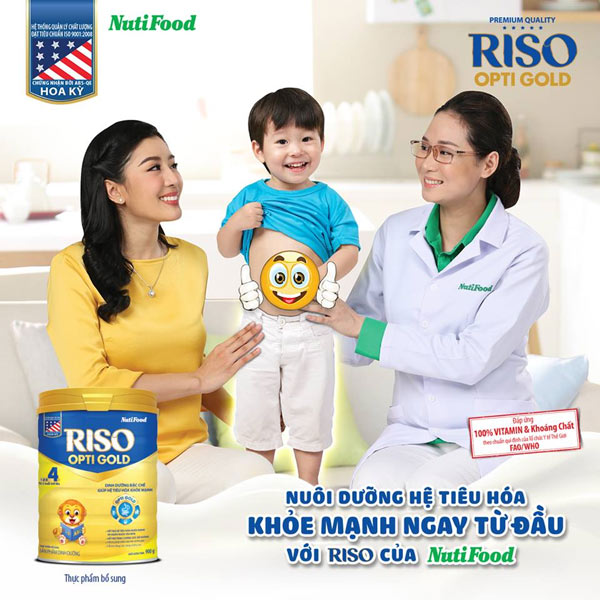 [Hoàn tiền 12%] [HCM]Sữa Pha Sẵn Riso Opti Gold Hộp 110ml (thùng 48 hộp )