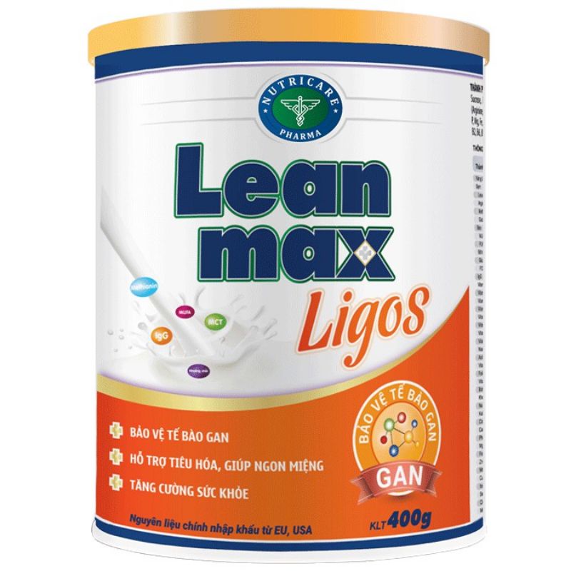 Sữa Leanmax Ligos 900g (Dành cho bệnh Gan)