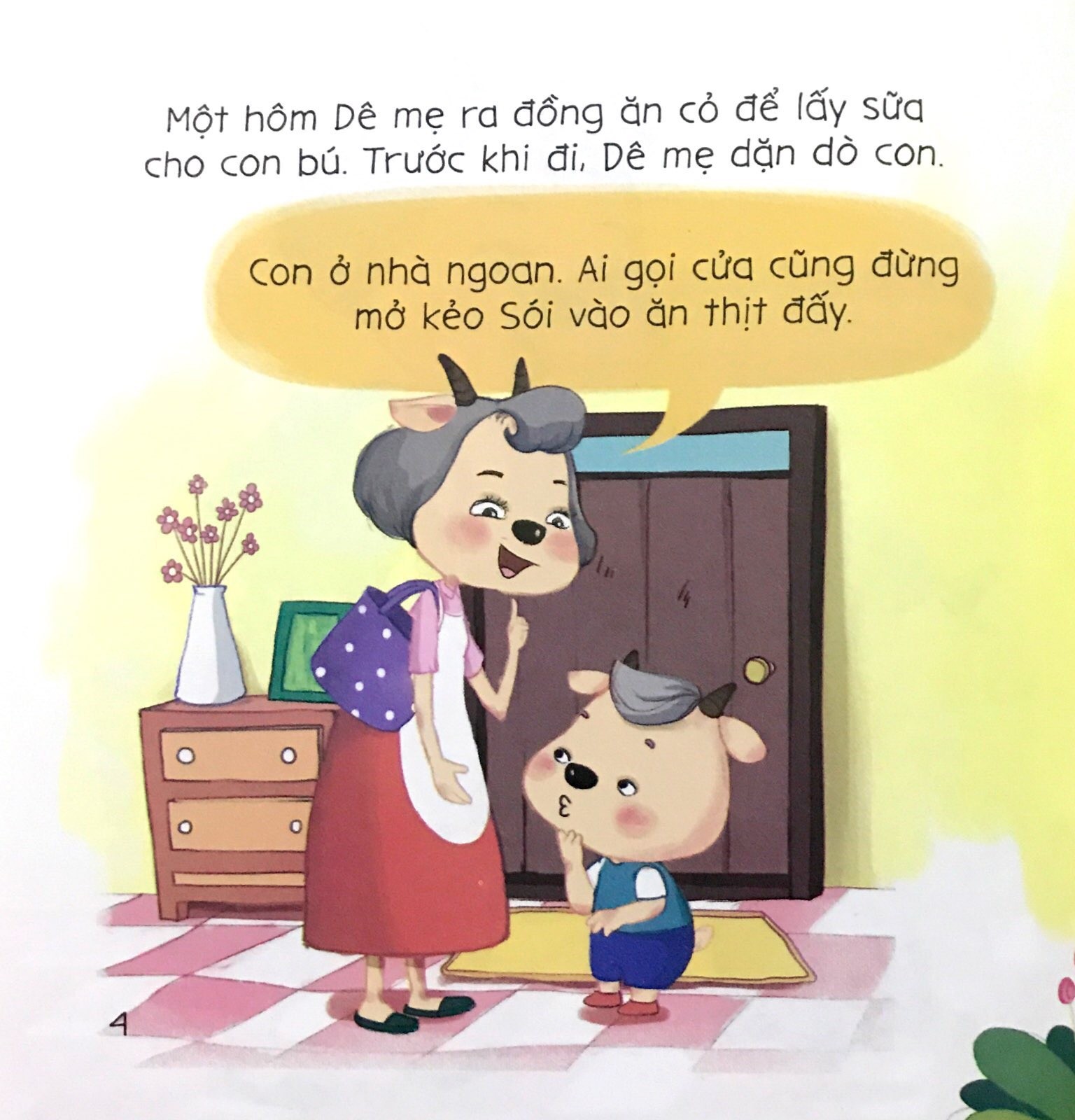 Bé Tập Kể Chuyện - Dê Con Nhanh Trí
