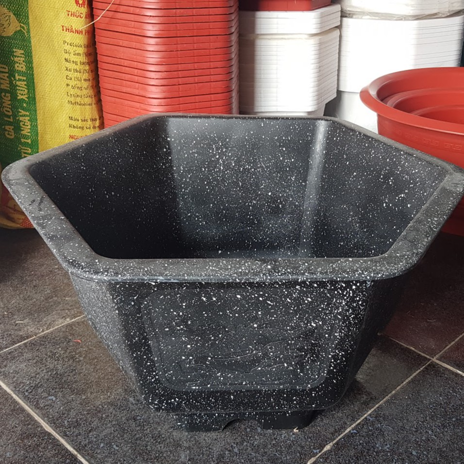 Chậu nhựa lục giác giả đá T68 ( Phủ bì 64cm x cao 36cm) - Chậu ...