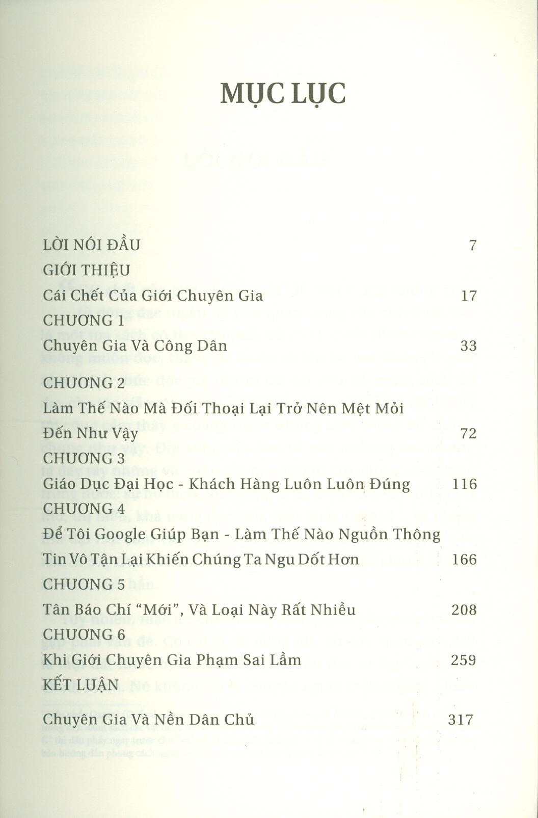 Cái Chết Của Giới Chuyên Gia (Sách Tham Khảo)
