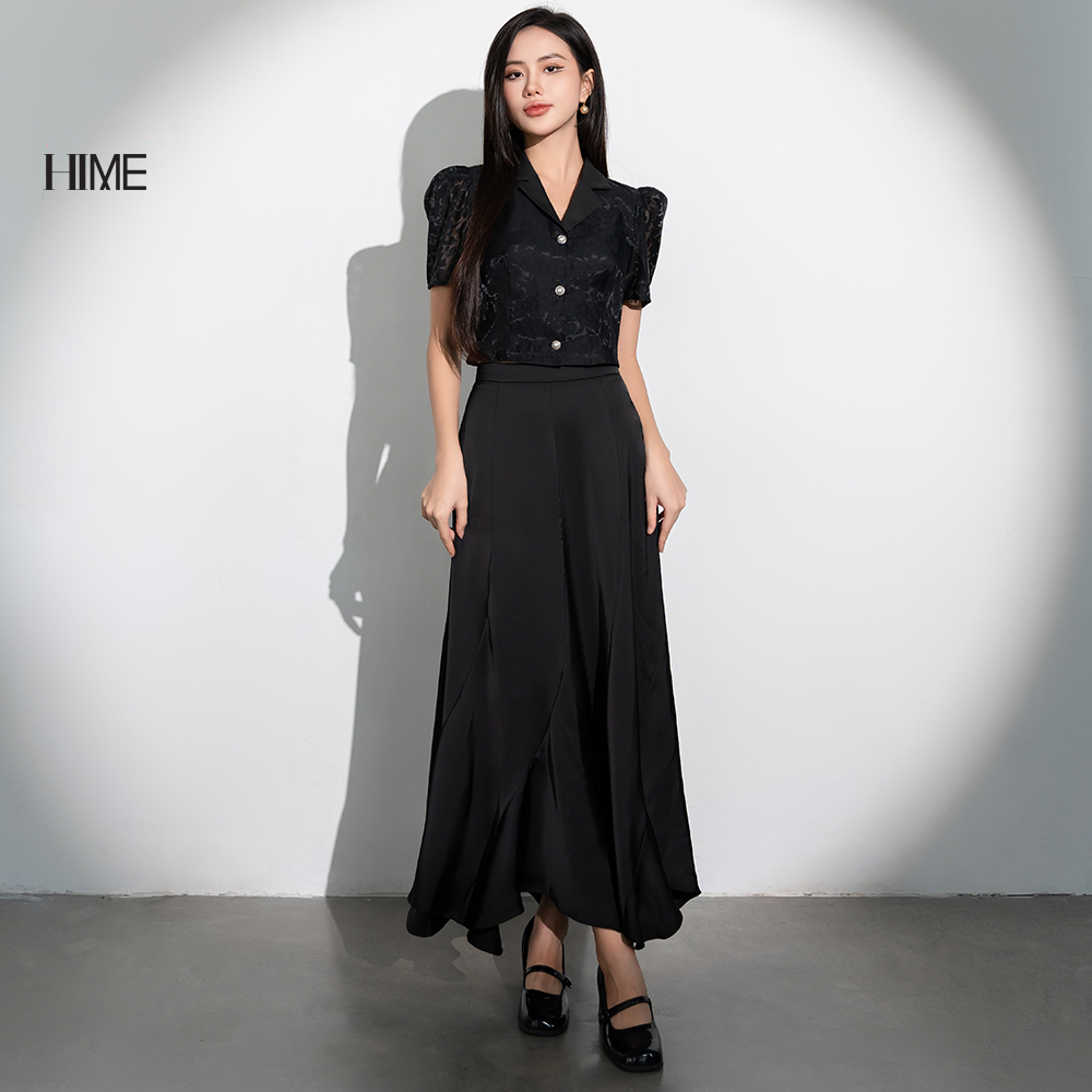 Áo croptop đính khuy ngọc hime h317bf1a2323