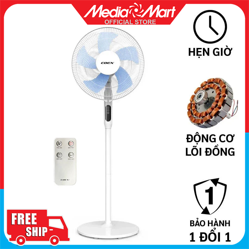 Quạt cây 5 cánh có điều khiển coex cf-7117a