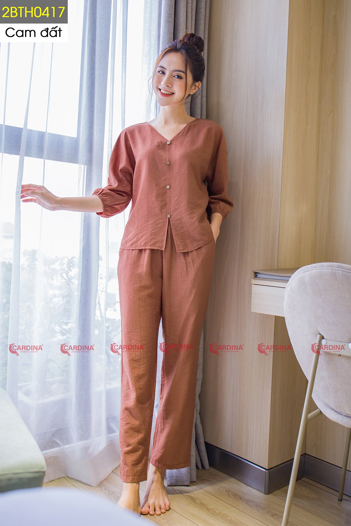 mã 2BTH04 - Bộ thô trơn cổ tim Cardina