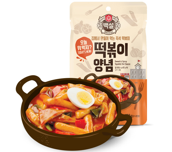 CJ Sốt nấu Tokbokki Beksul gói 150g - Nhập Khẩu Hàn Quốc