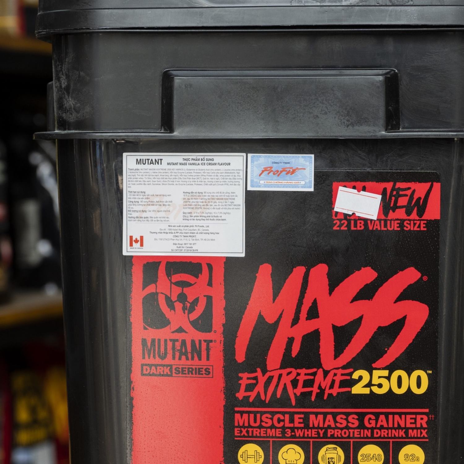 [Đà Nẵng] Sữa tăng cân tăng cơ Mutant Mass Extrem 2500 22lbs ( 10kg )