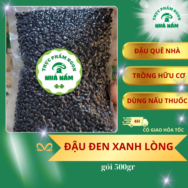 Đậu đen quê - Hữu Cơ -  Hút chân không