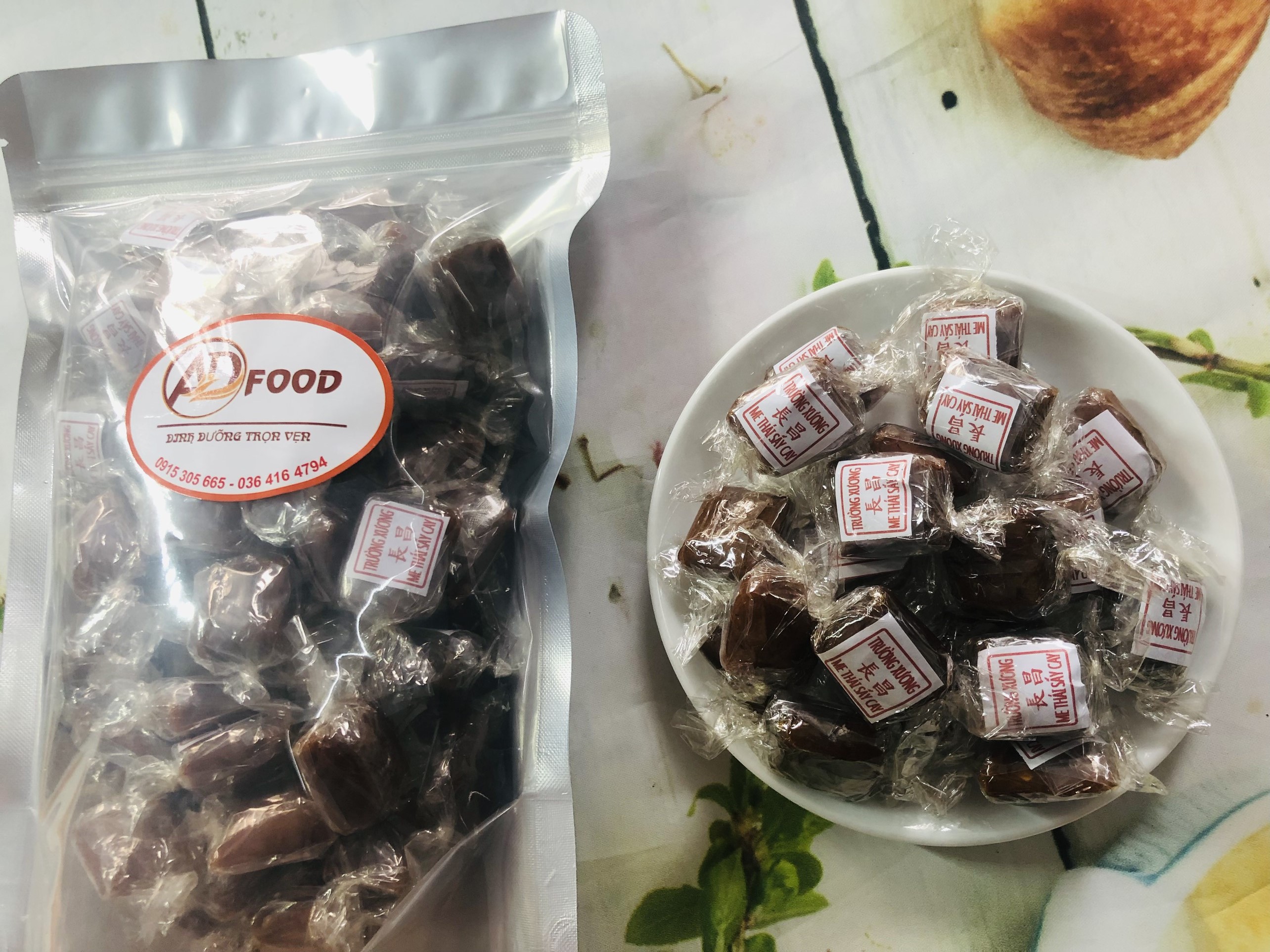 100g kẹo me thái sấy cay