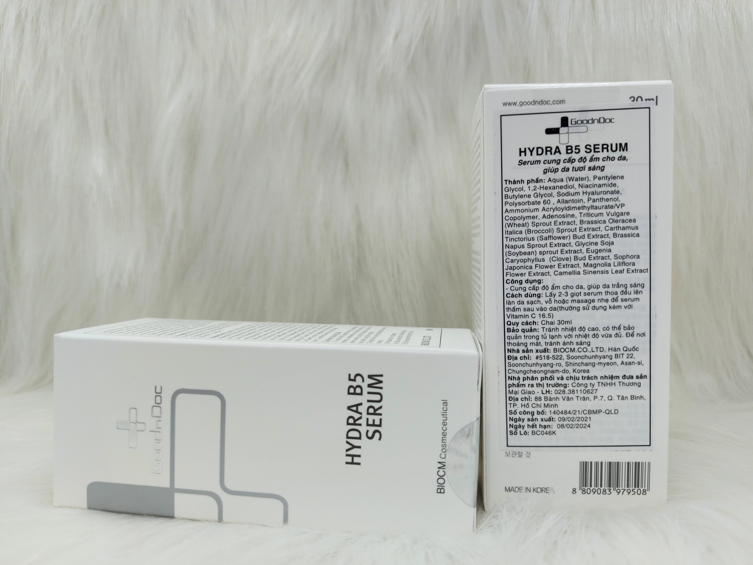 [HCM]TINH CHẤT DƯỠNG ẨM GOODNDOC HYDRA B5 SERUM 30ml