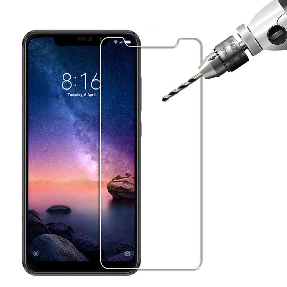 Kính cường lực trong suốt Xiaomi Redmi Note 6 Pro (Kèm miếng lau)