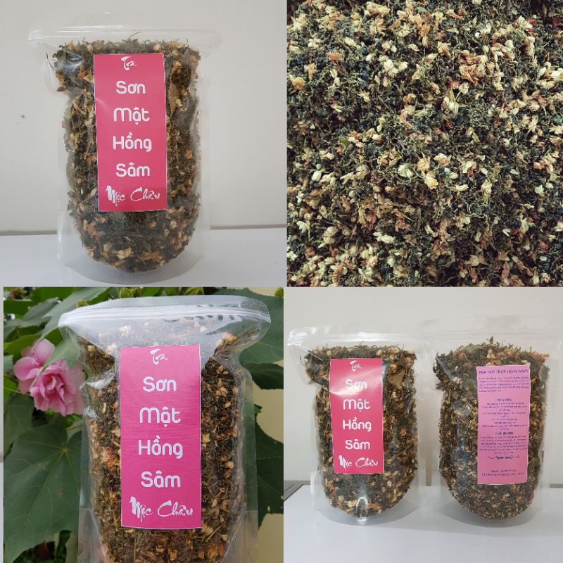 Trà Sơn Mật Hồng Sâm Xứ Mộc [Gói 500gam] Trà Sơn Mật Hồng Sâm Mộc Châu
