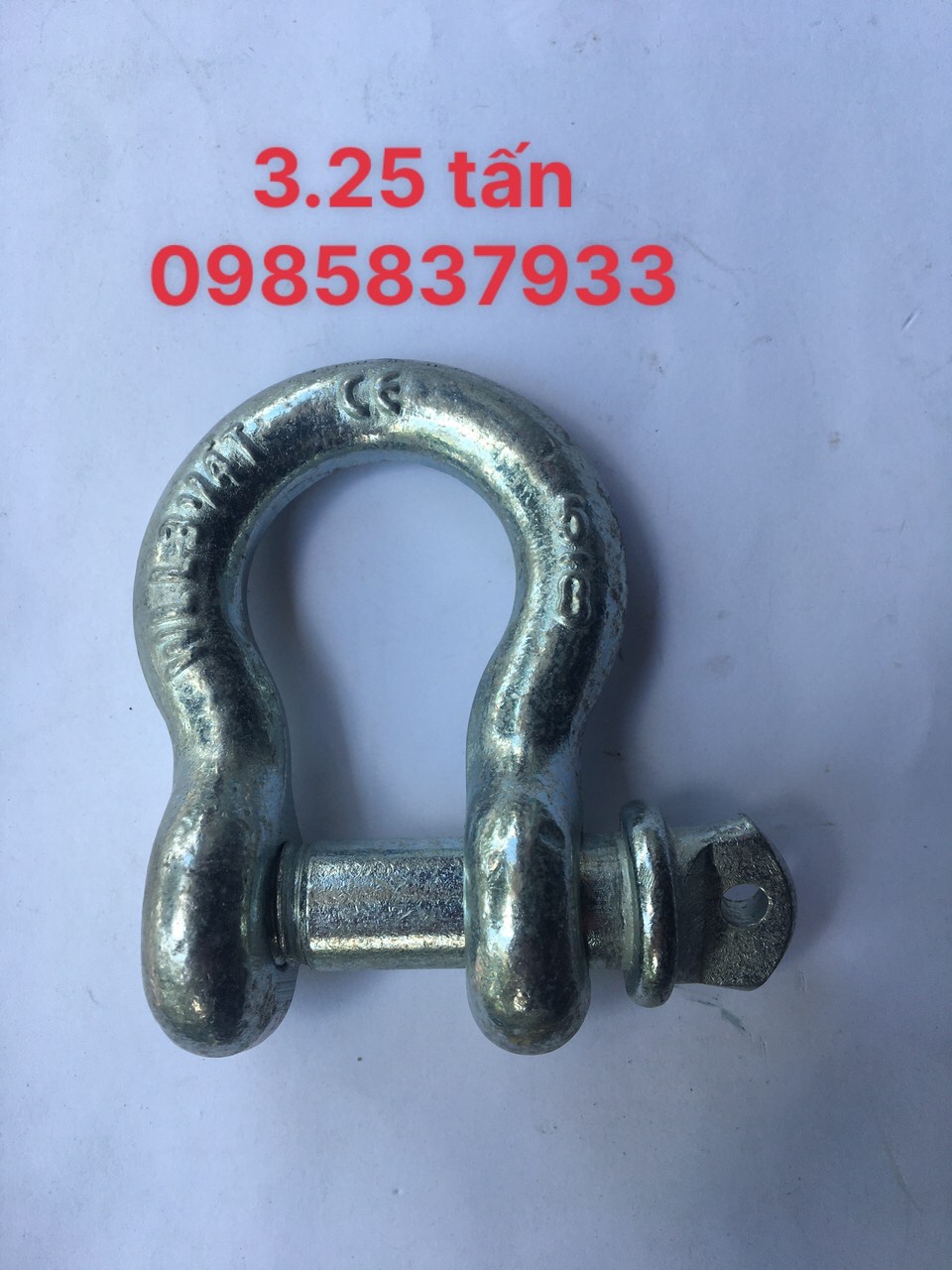 Ma ní 3.25 tấn chốt vặn ren Kawasaki dùng để móc nối các thiết bị cẩu kéo an toàn thuận tiện