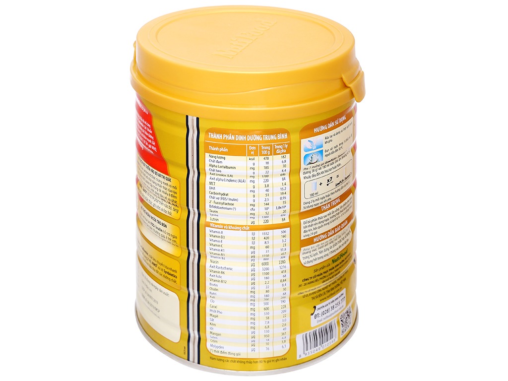 Sữa bột NutiFood Grow Plus+ Diamond 2+ lon 850g (trên 2 tuổi)