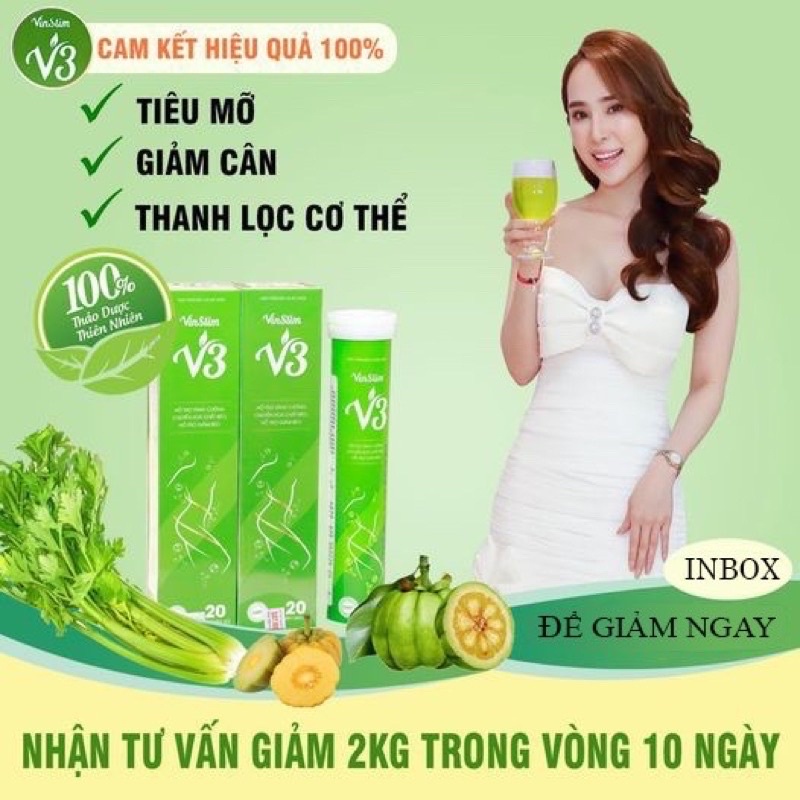 Viên sủi giảm cân vinslim v3