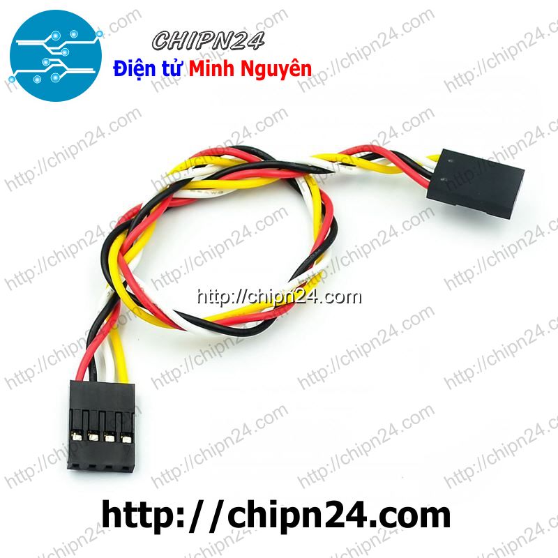Dây bẹ màu 2.54mm 4p 20cm