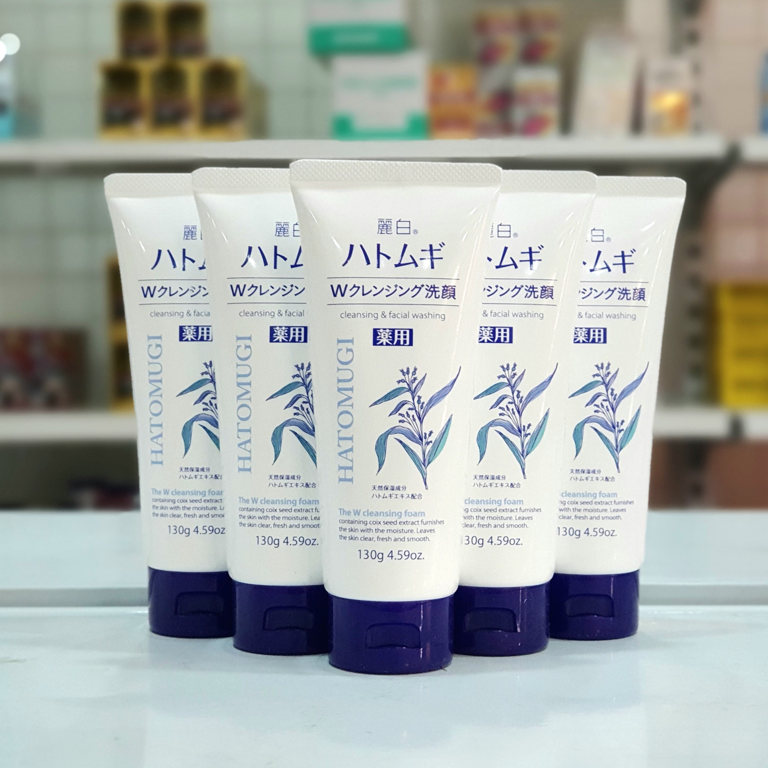 (HÀNG CHÍNH HÃNG) Sữa Rửa Mặt HATOMUGI 130G Nội Địa Nhật