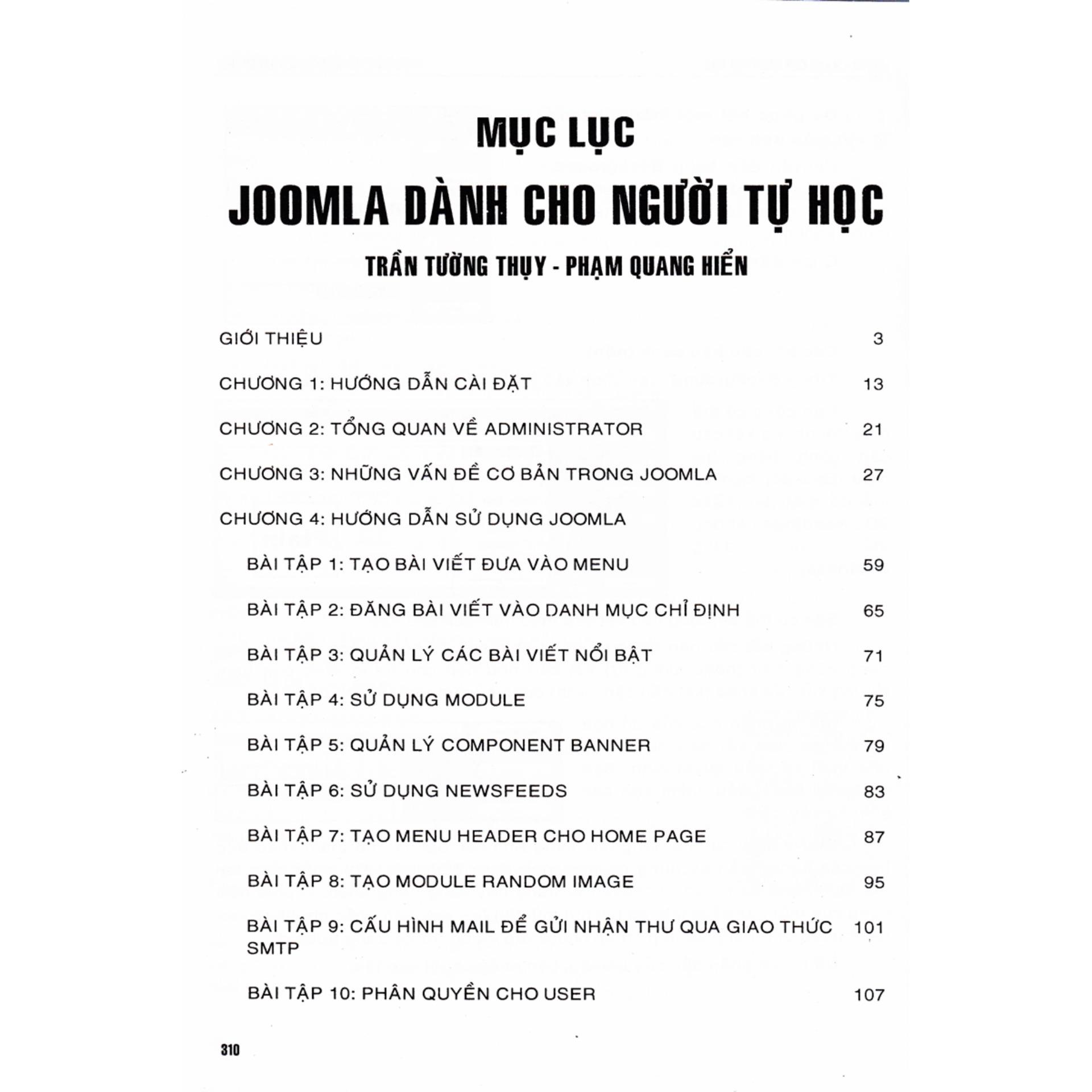 [HCM]Joomla Dành Cho Người Tự Học
