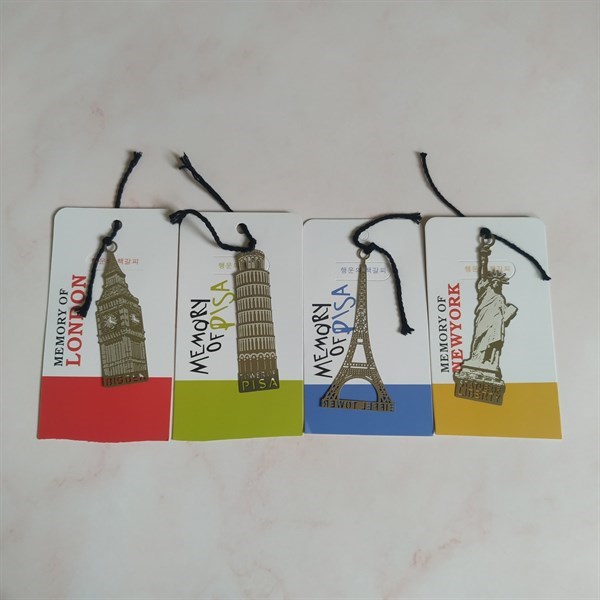 [HCM]Combo 4 bookmark đánh dấu sách kim loại