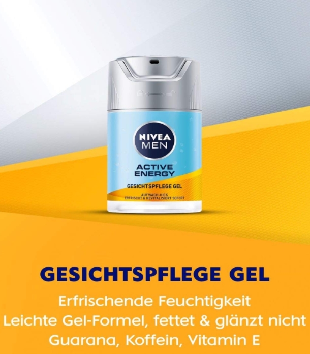 Kem dưỡng da cho nam giới Nivea Men Active Energy (50ml)