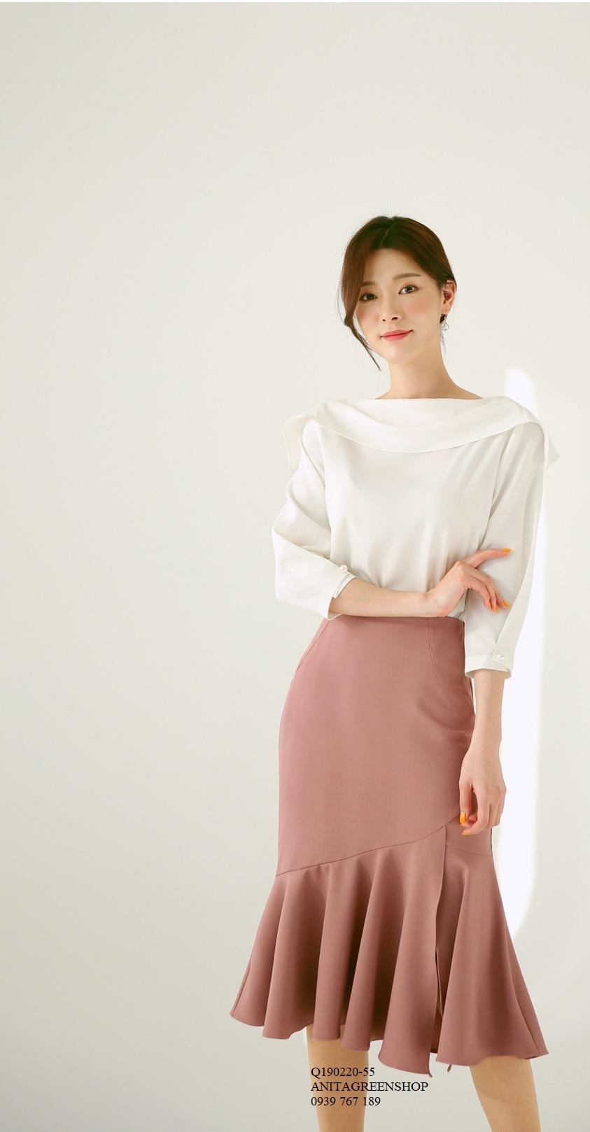 Q190220  SET ÁO VÀ CHÂN VÁY THIẾT KẾ