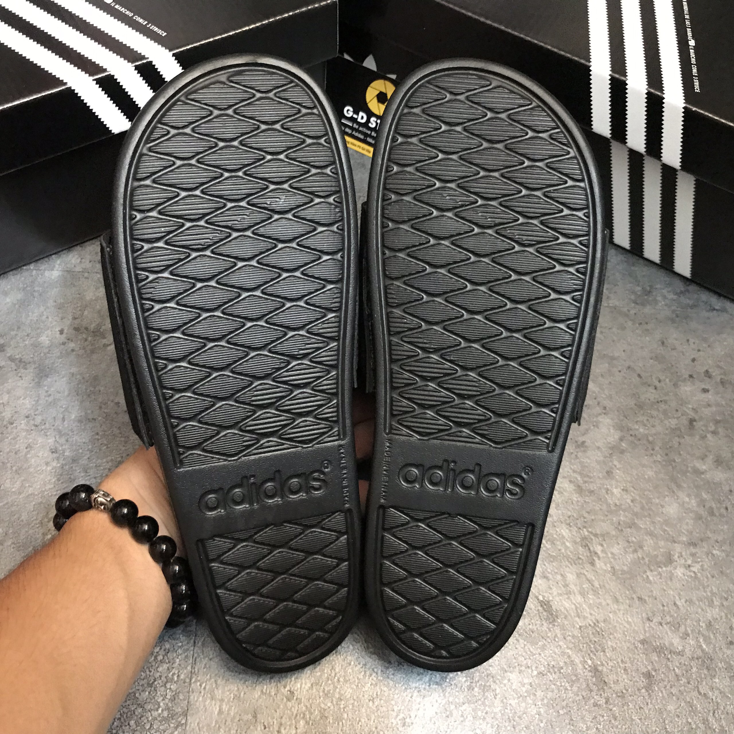 [HCM]Dép Adidas Quai Ngang Mono Đế Mềm Full Box